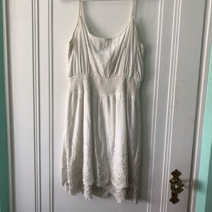 Target white lace dress great condition